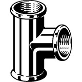 thumbnail of T-Stück Rotguss IG reduziert 3/4 x1/2 x1/2