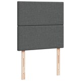 thumbnail of vidaXL Boxspringbett mit Matratze Dunkelgrau 100x200 cm Stoff