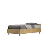 thumbnail of Cama indivudual sin somier 80x190 roble natural Nuamo