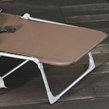 thumbnail of Outsunny Tumbona Plegable y Reclinable con Reposacabezas y Respaldo Ajustable Marrón