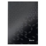 thumbnail of Cuaderno con tapas duras Leitz WOW, 80 hojas rayado horizontal,DIN A5, negro