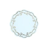 thumbnail of 6 Papiertischsets 35,5cm mit Ranken Platzsets Telleruntersetzer Einweg Tischset Weihnachten Hochzeit Geburtstag Blau Gold