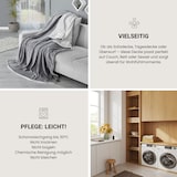 thumbnail of Schiesser Sherpa-Decke Elsa - 150 x 200 cm - Dunkelgrau