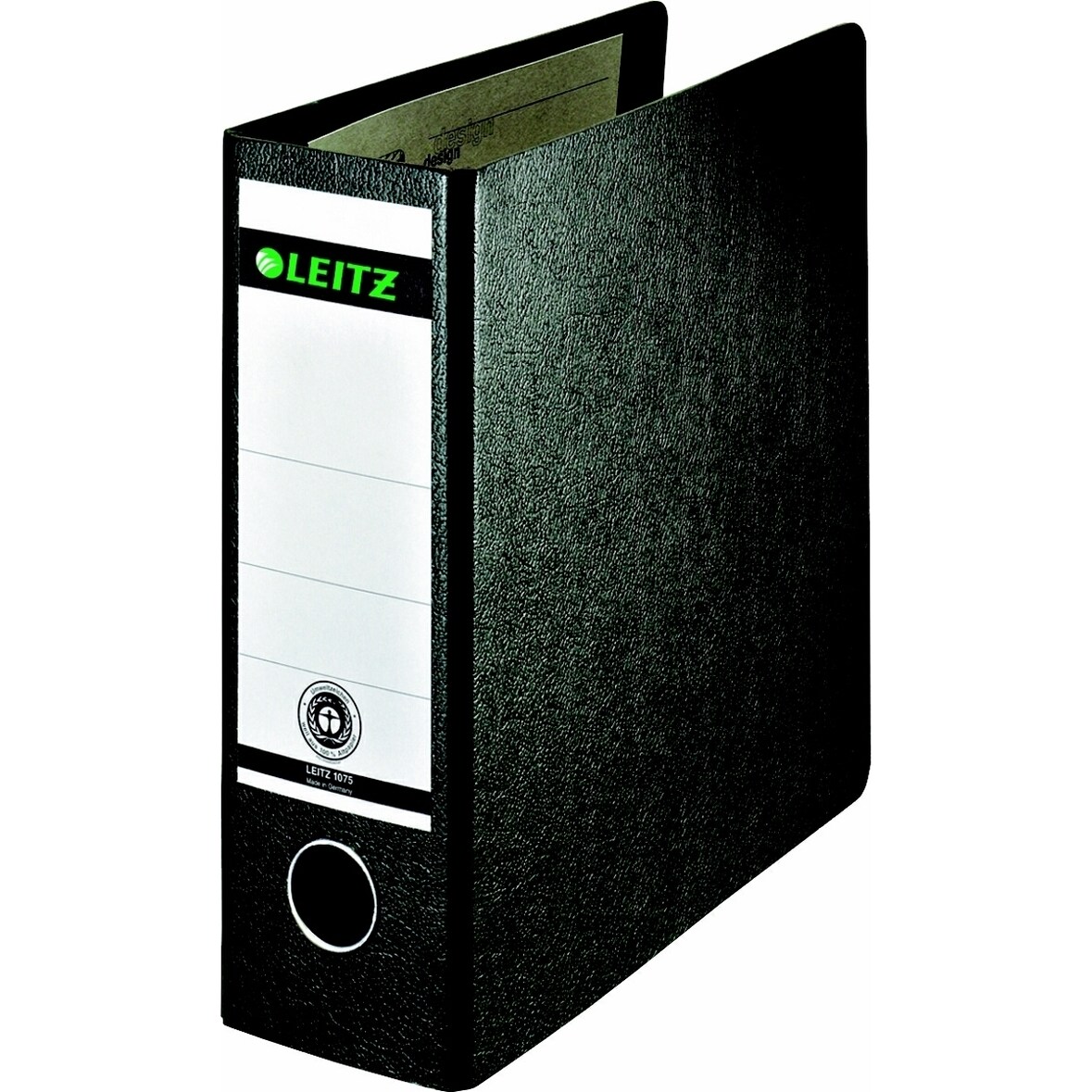 Ordner A5 hoch 77mm Hartpappe schwarz Packung mit 5 Stück