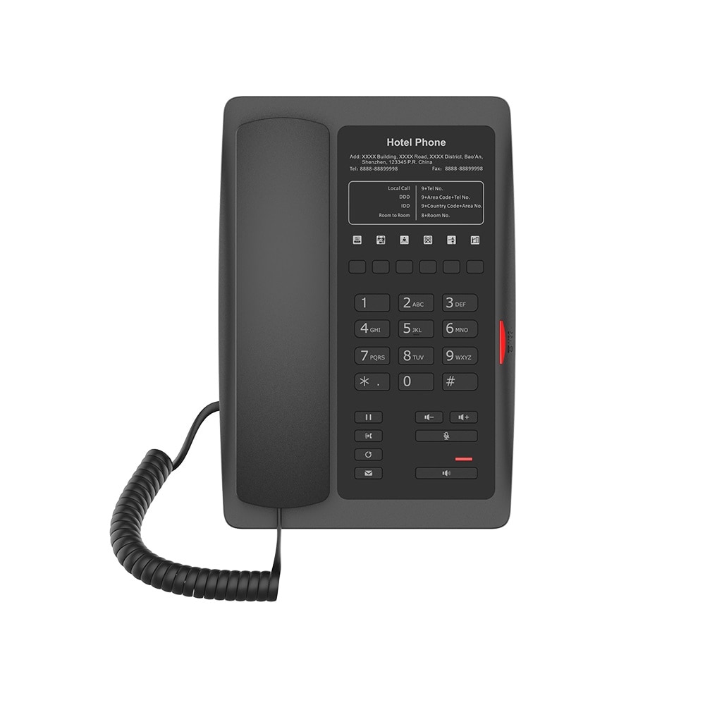Fanvil H3-Schwarz-Hotel IP Phone