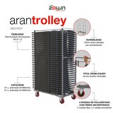 thumbnail of ZOWN Chariot de Transport pour Chaises Pliantes Aran Arantrolley