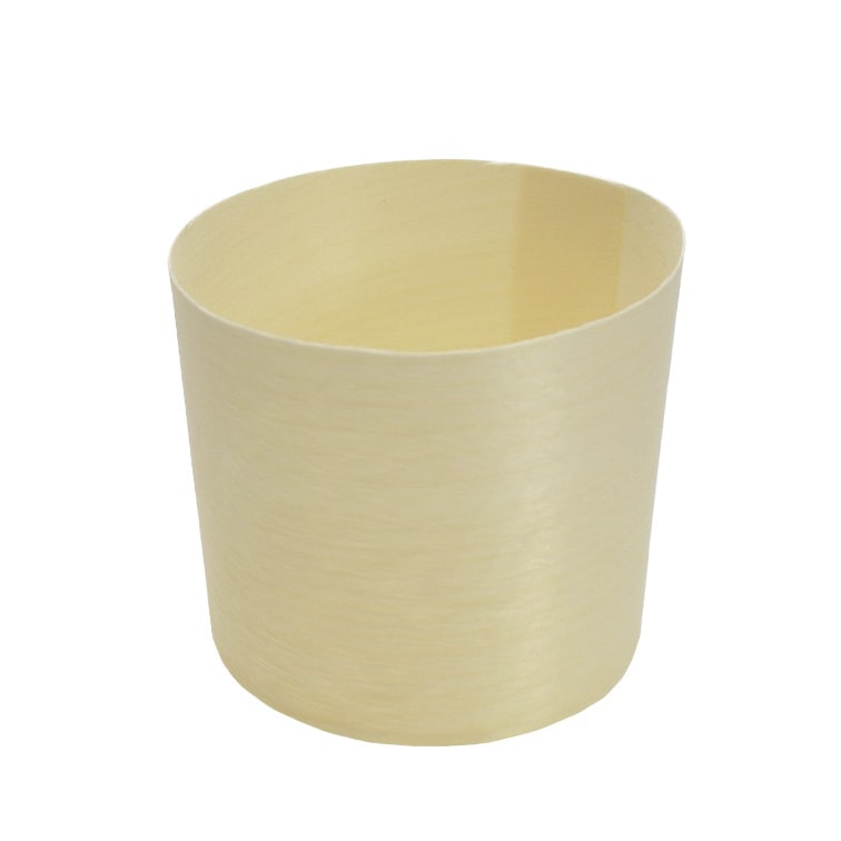 MONOUSO - Dessertbecher aus Holz 2Oz/70ml 4,5x4,5cm (1.200 Stück)