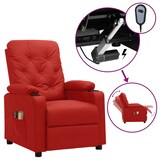 thumbnail of vidaXL Massagesessel Elektrisch Weinrot Kunstleder