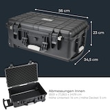 thumbnail of HMF ODK400 Outdoor-Trolley, Fotokoffer mit Rasterschaumstoff, 56 x 34,5 x 23 cm