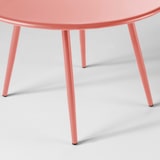 thumbnail of Set di 2 tavolini rotondi in acciaio da 50 cm