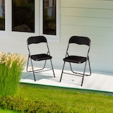 thumbnail of WellHome - Cadeira dobrável preta 39X43cm