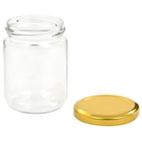 thumbnail of Pots à Confiture Avec Couvercle Doré 96 Pcs Verre 230 Ml