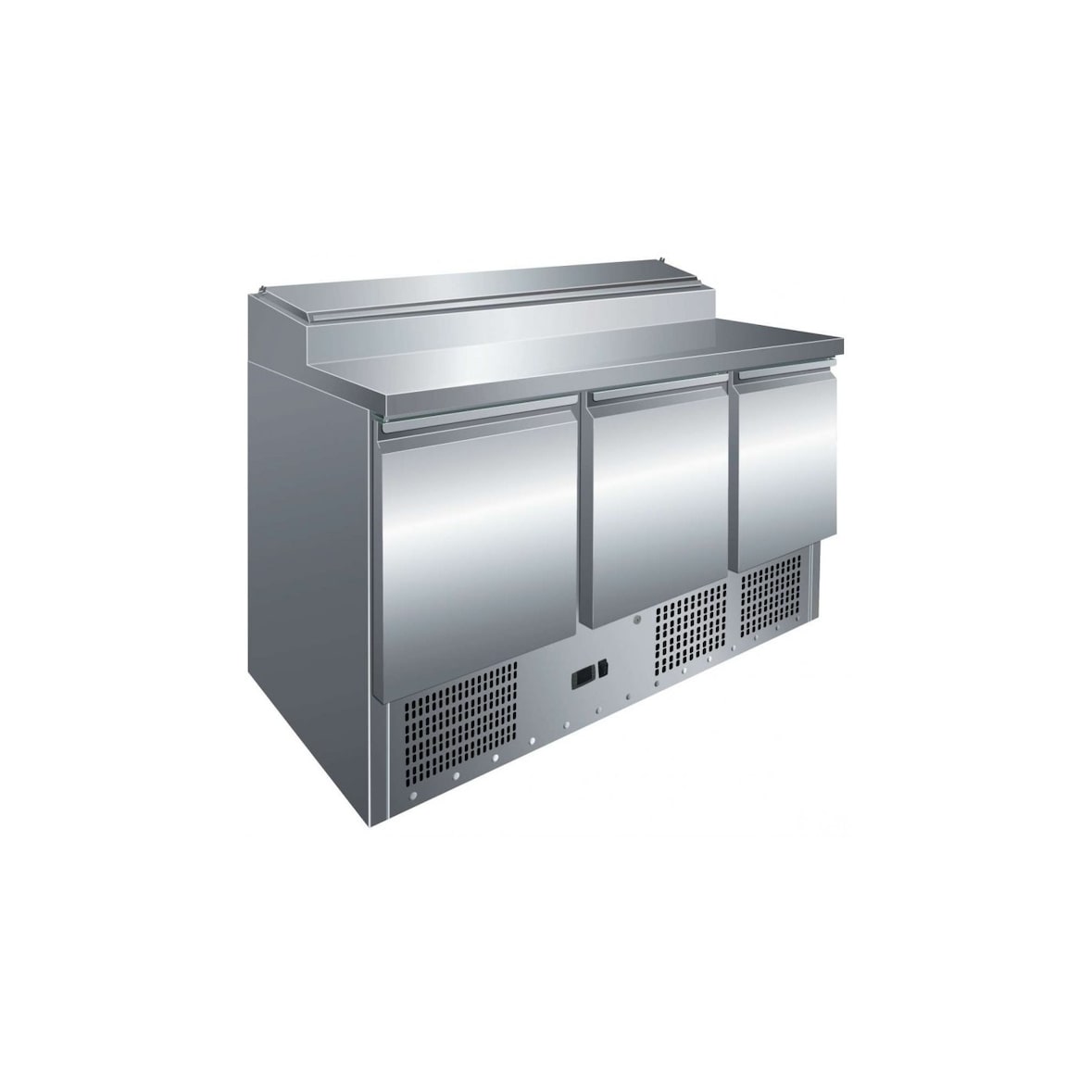 Mesa refrigerada preparación de ensaladas 3 puertas PS300 Climahostelería