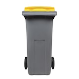 thumbnail of ROSSIGNOL Poubelle conteneur 2 roues 120L KOROK gris/jaune