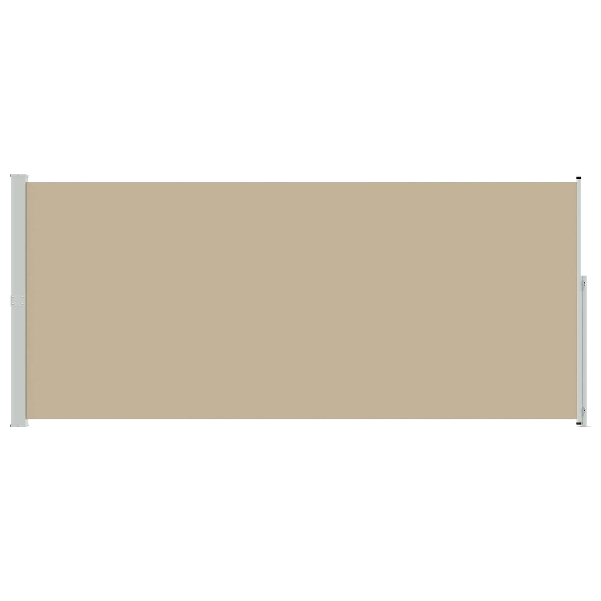 vidaXL Ausziehbares Seitenmarkise Beige 600 x 200 cm Polyester