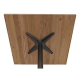 thumbnail of Bistrotisch HWC-H10, Bartisch Thekentisch, Industrial Gastronomie Ulme Holz MVG-zertifiziert 75x80x80cm ~ hellbraun