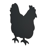 thumbnail of Securit® Wandtafel - Silhouette Huhn - Kreidestift und Klett-Kit zur Wandbefestigung inklusive