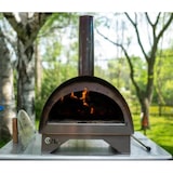 thumbnail of Draagbare houtgestookte pizzaoven van het merk CRU, model CRU30, in roestvrij staal