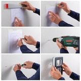 thumbnail of Paulmann Solar LED Hausnummernleuchte inkl. wechselbarer Akku Buchstabe C IP44 3000K 6lm Schwarz 94652