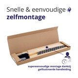 thumbnail of Lattenbodem 120x200 | 7 comfortzones | Frame van beukenhout | Verende lattenbodem Made in Germany | Zelfmontage