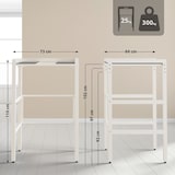 thumbnail of Prateleira para máquina de lavar roupa Gannet branco