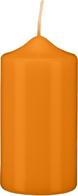 thumbnail of Stumpen Kerzen Mango Orange 8 x Ø 4 cm, 12 Stück getauchte Stumpenkerzen mit Spitzkopf in RAL Qualität
