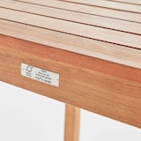 thumbnail of Mesa bistro cuadrada de madera de eucalipto - Oviala