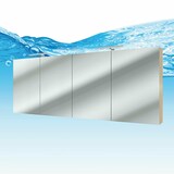 thumbnail of AcquaVapore Spiegelschrank, Badspiegel, Badezimmer Spiegel City 160cm braun Eich JA mit 1x 5W LED / 1x Energiebox