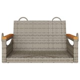 thumbnail of vidaXL Hängesessel Grau 63x62x40 cm Poly Rattan