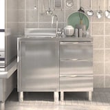 thumbnail of Armarios de cocina comercial 2 unidades acero inoxidable