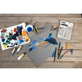 thumbnail of Clairefontaine 4x PaintON Gris, Block A5, kopfseitig geleimt, 30 Blatt, 250g, grau, Mixed Media - 975808C