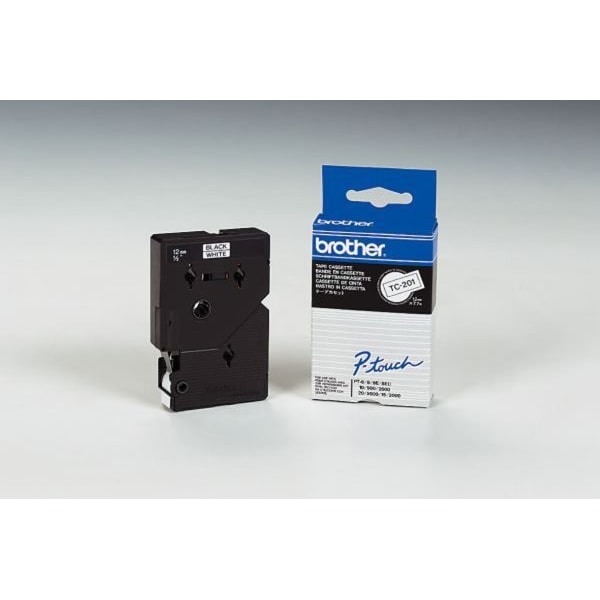 brother TC-Tape TC-201A Schriftbandkassette, Breite: 12mm