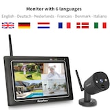 thumbnail of SecuFirst CWL401S4 Met 7 inch monitor en 4x Draadloze Beveiligingscamera - Zwart