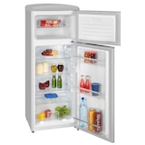 thumbnail of Exquisit Retro Kühl-Gefrierkombination RKGC270-45-H-160E grau, 206 l Fassungsvermögen