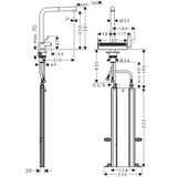 thumbnail of Hansgrohe Aquno Select M81 Einhebel-Küchenmischer, Ausziehauslauf, 2jet, schwarz