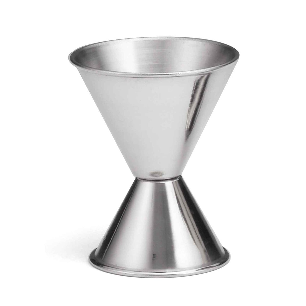 TABLECRAFT - 1206/6 - Lot de 6 unités - Doseur cocktail avec mesure imprimée 30/60 ml - 6,5 x 6,5 x 5 x 8 cm - Acier inoxydable