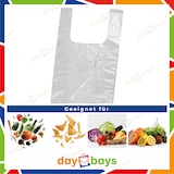 thumbnail of DayBays 4000 Stk. Knotenbeutel auf Rolle 3 Kg 22+12x42 cm  HDPE  Transparent