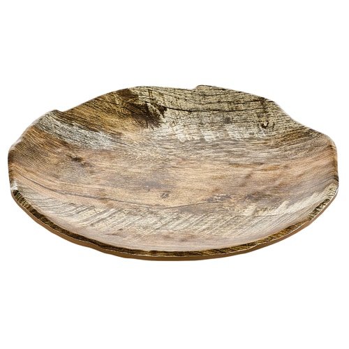 Assiette Sierra Mélamine - Hauteur : 3,5 cm  Diamètre : 28 cm x 6 Mondo Déco