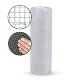 thumbnail of Drahtgitter feinmaschig - Maschenweite 6,3 mm - verzinkt - Metallgitter als Volierendraht / 0,5 x 10 m