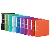 thumbnail of Exacompta 53384E 10x Premium-Ordner PREM'TOUCH aus PP mit 2 Ringen, Rücken 80mm, 32x30cm für DIN A4 MAXI - Farben sortiert