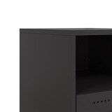 thumbnail of Tables de chevet 2 pcs noir 36x39x43,5 cm acier – Modèle Arête