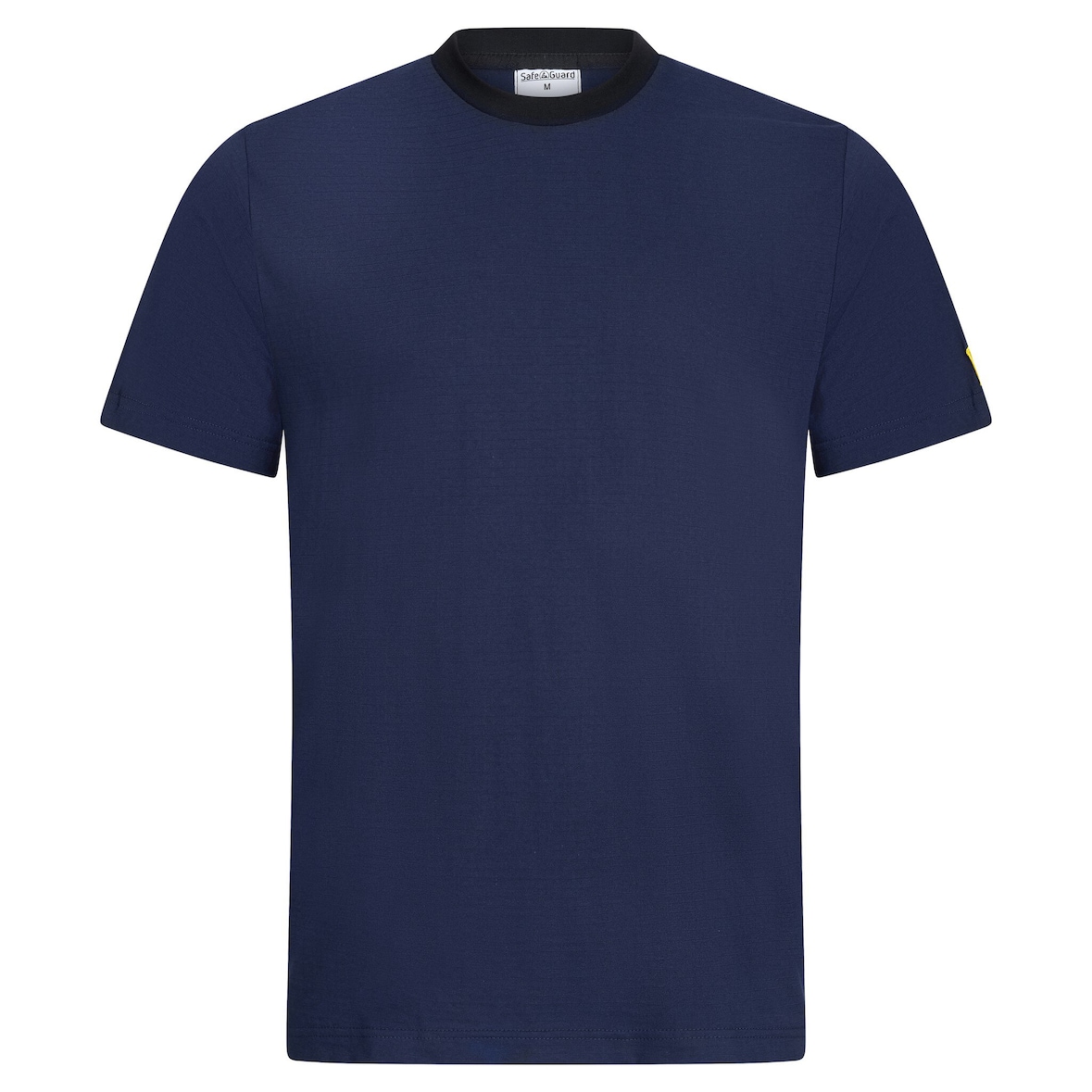 ESD-T-Shirt, rundhals, 150g/m², navyblau/schwarz, M