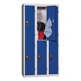 thumbnail of Vestiaires 2 cases x 3 colonnes - En kit - Bleu - Largeur 90cm PROVOST