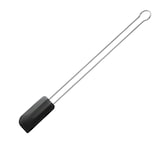 thumbnail of Rösle Teigschaber Silikon schmal schwarz 26 cm Backhelfer Edelstahl hitzefest