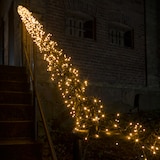 thumbnail of Konstsmide Micro LED Büschellichterkette "Cluster", mit 8 Funktionen, 576 bernsteinfarbene Dioden, 36V, Außen (IP44), schwarzes Kabel - 3861-800