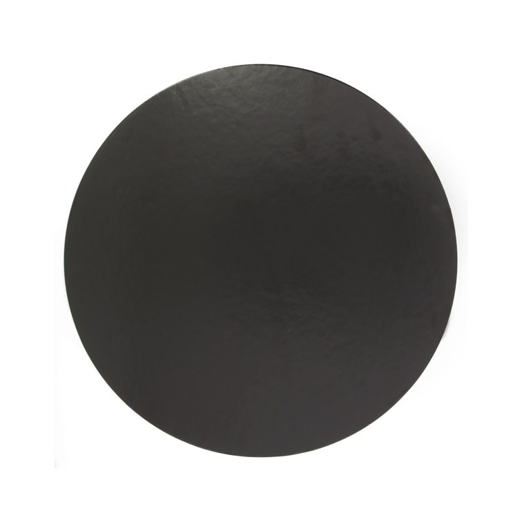 MONOUSO - Karton Scheibe Schwarz 22cm (10 Stück)