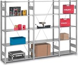 thumbnail of PROREGAL Profi-Lagerregal Stecksystem | Grundregal/Grundfeld | HxBxT 200x130x30cm | Fachlast 90kg | Verzinkt