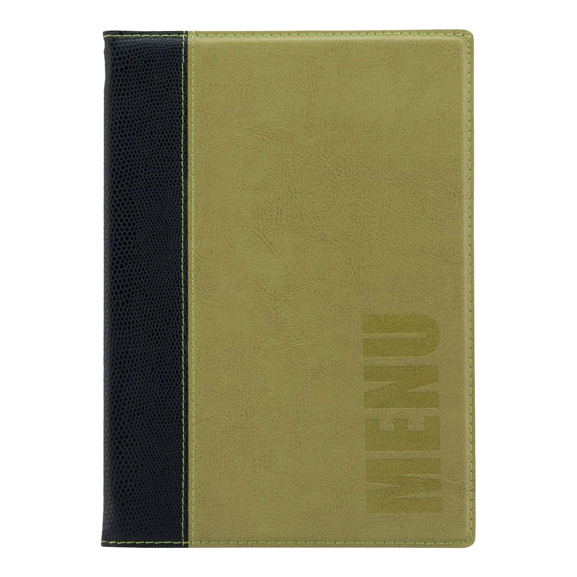 Securit® Speisekartenhülle A5 "Trendy" - Grün - Kunstleder - 4 Ansichten