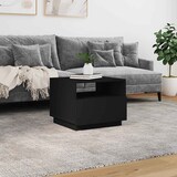 thumbnail of Mesa de centro con luces LED negro 50x49x40 cm