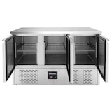 thumbnail of Mesa refrigerada de 3 puertas, acero inoxidable, refrigeración estática, 85 x 137 x 70 cm, GN1/1, 435 W, EASYLINE, 368L, 10015 Vaiotec
